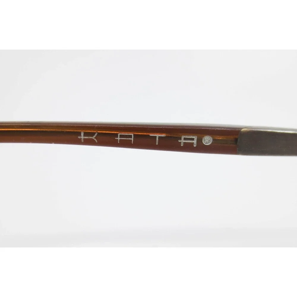 Kata Cirrus BRN Brown Semi Rimless Eyeglasses Frames Cat Eye 140mm CIRRUS BRN